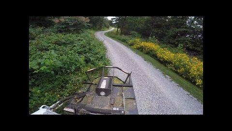Last bush hogging of mile long driveway 2021! Bobcat T650 CTL & Blue Diamond severe duty cutter!