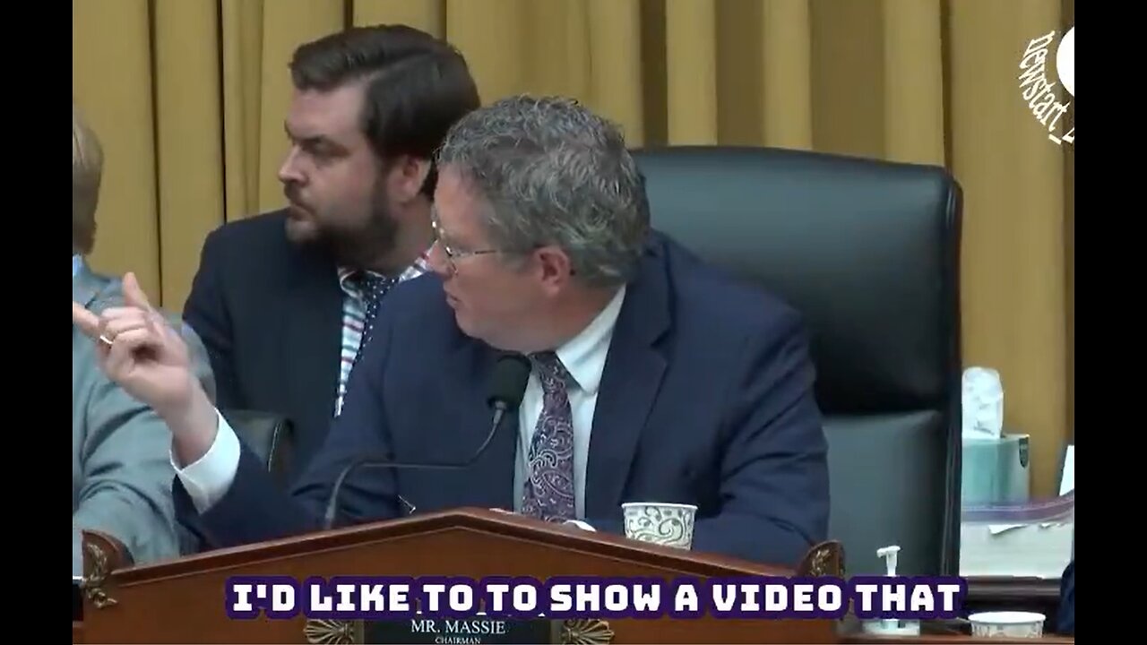 Rep. Thomas Massie: "I'd like to show a video that Pfizer produced..."
