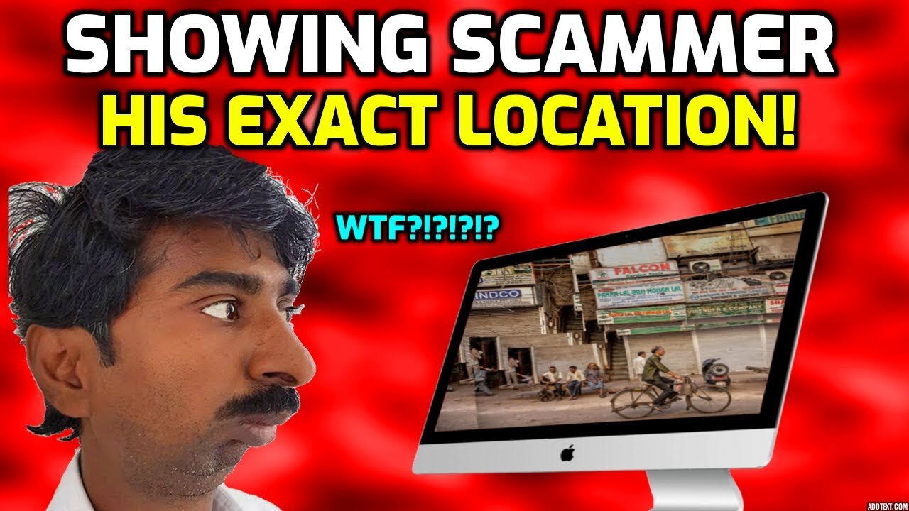 Scammer FREAKS OUT When Shown His EXACT Location!
