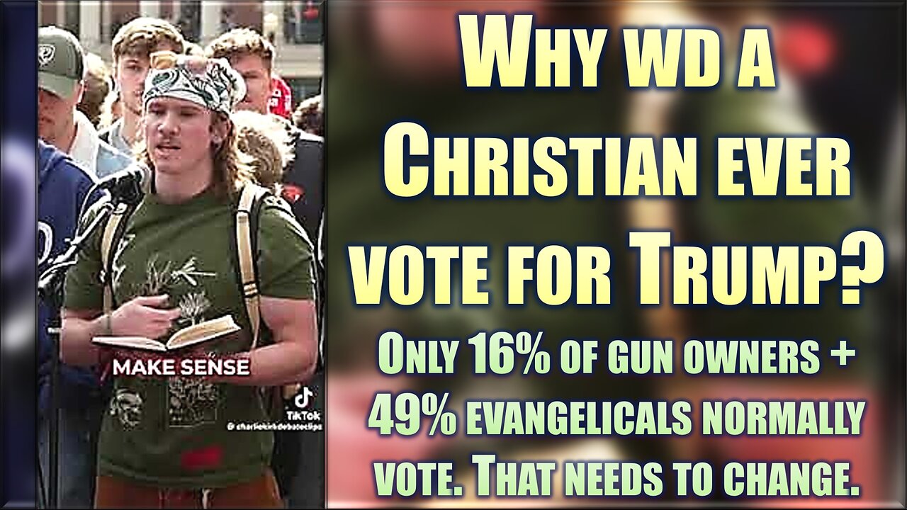 WHY WOULD A CHRISTIAN VOTE FOR TRUMP❓#kamalaharris #maga #trump