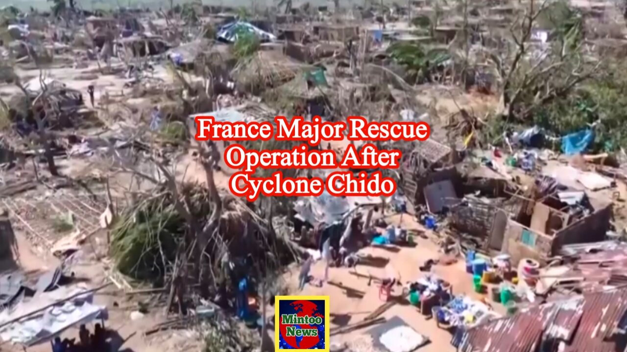 Major rescue operation under way on the French island of Mayotte following Cyclone Chido