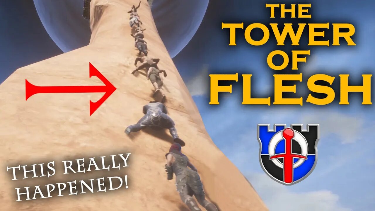 The tower of FLESH! Yes, this really happened! CONAN EXILES SHENANIGANS
