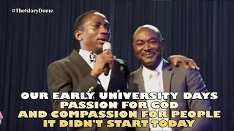 Daddy Enenche Early University Days, Passion For God & Compassion For People Didn't Start Today