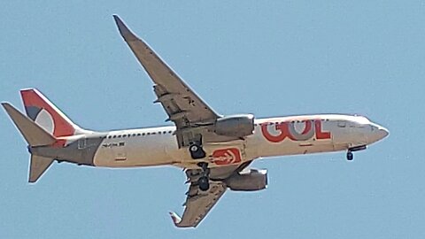 Boeing 737-800 PR-GTH coming from Brasília to Fortaleza