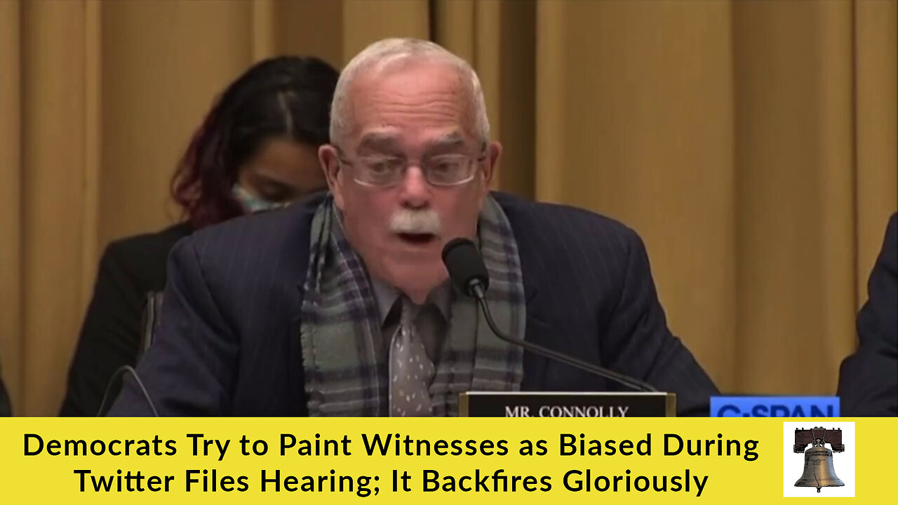Democrats Try to Paint Witnesses as Biased During Twitter Files Hearing; It Backfires Gloriously