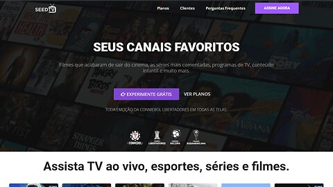 Site Profissional Para Vender Iptv Ou P2p - SeedTV
