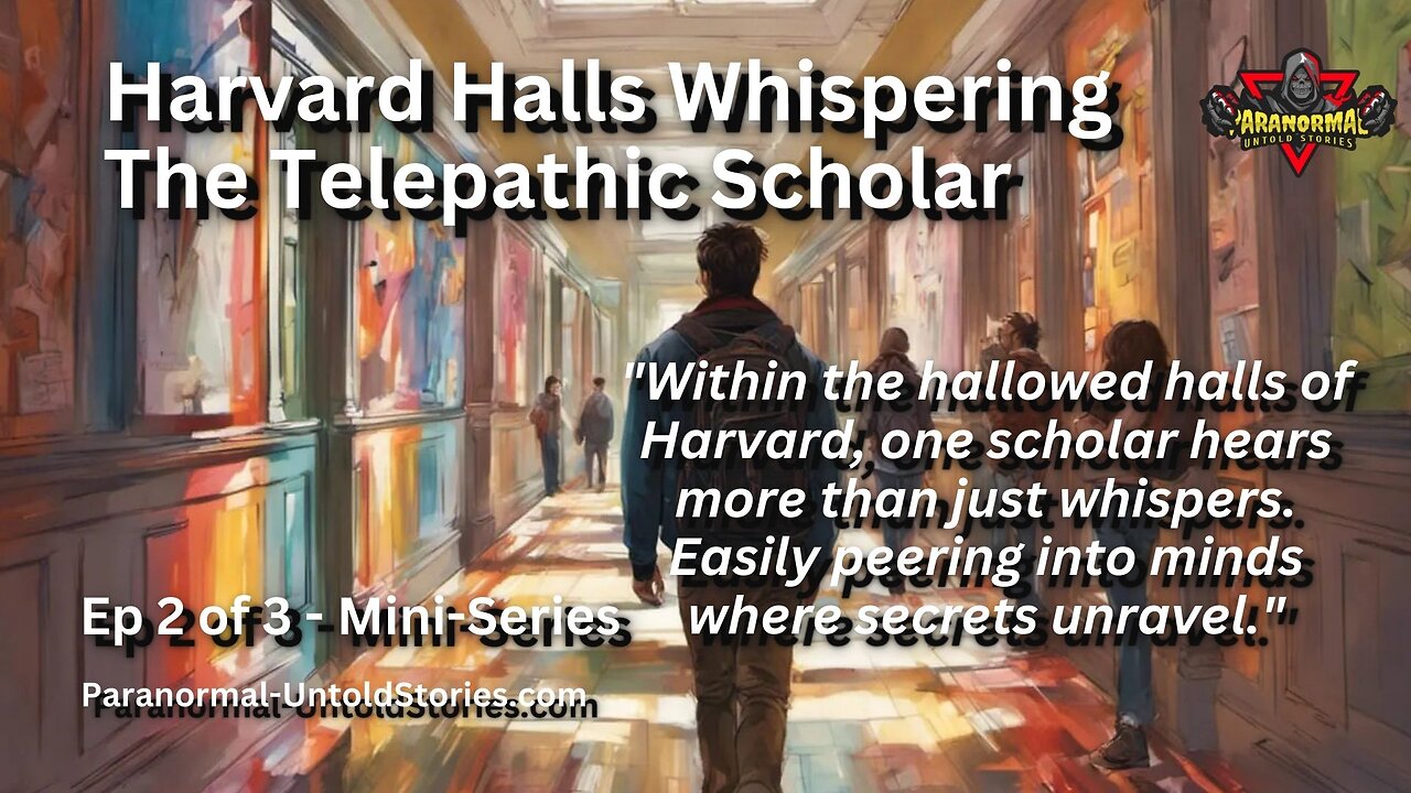 Harvard Hals: Secrets of a Telepathic Scholar! | #Paranormal EP 2 of 3 Trilogy #telepathy #explore
