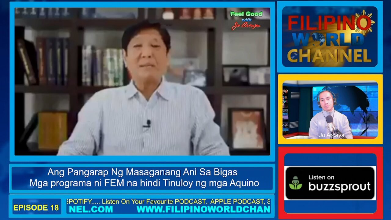 USAPANG BIGAS, PROGRAMA NI FEM NA HINDI TINULOY NG MGA AQUINO