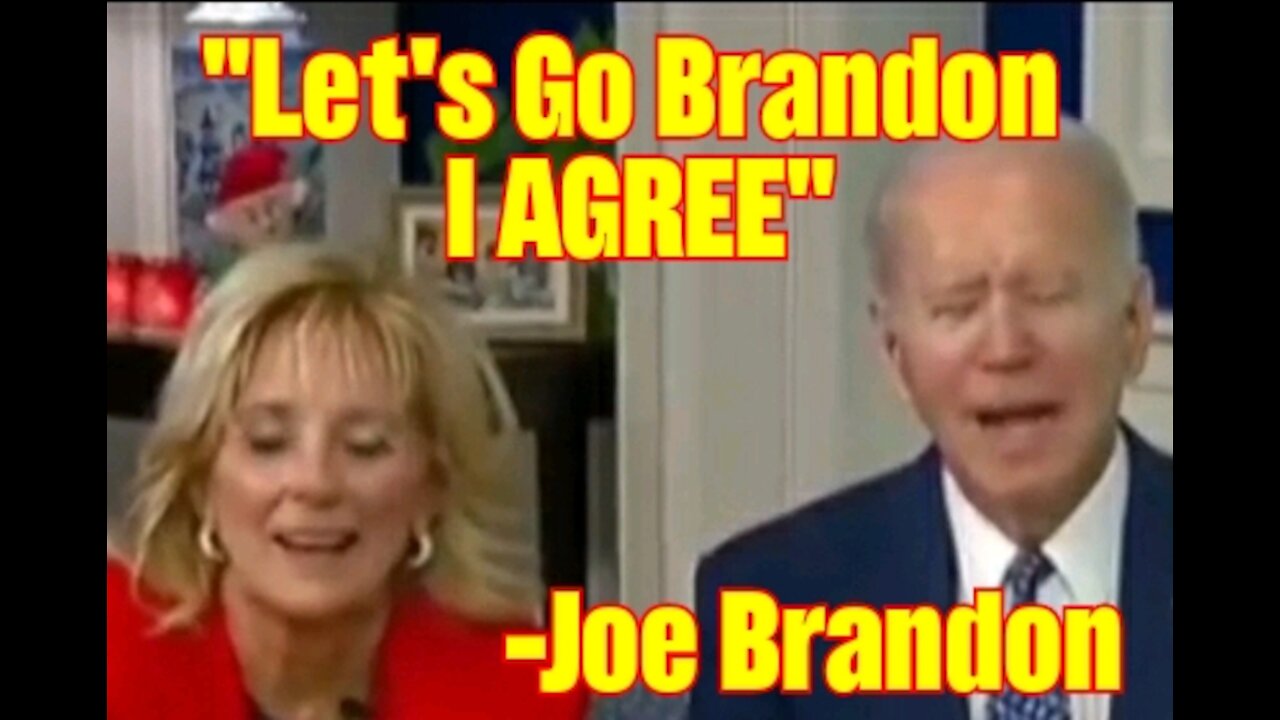 "I AGREE" -Joe Brandon