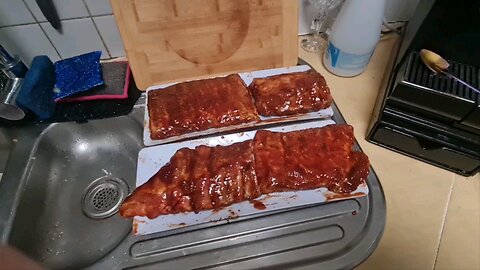 sous vide BBQpork ribs