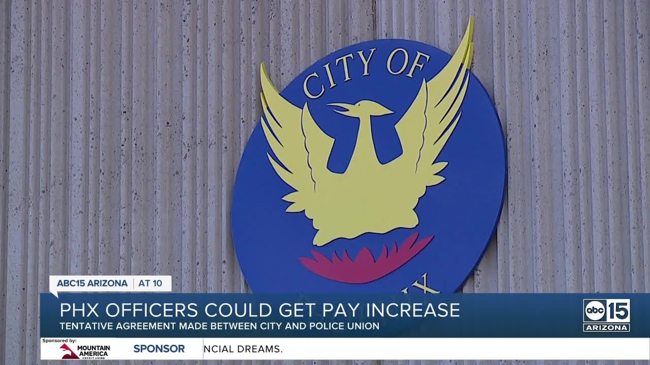 Phoenix police officers could get pay increase
