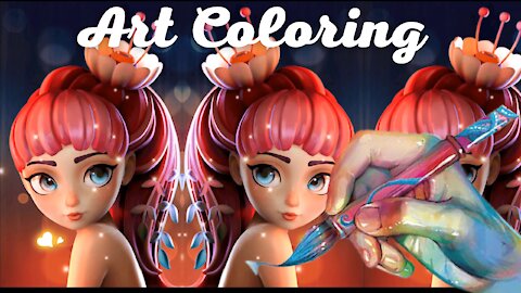 Paint by Numbers Seni Mewarnai Art Coloring Part 2