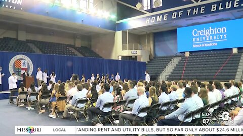 Creighton medical students begin to go through rite of passage as pandemic continues