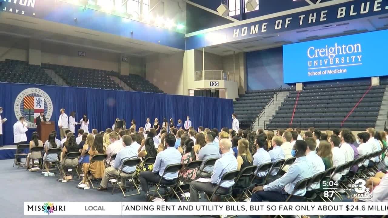 Creighton medical students begin to go through rite of passage as pandemic continues