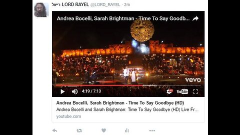 "TIME TO SAY GOODBYE"