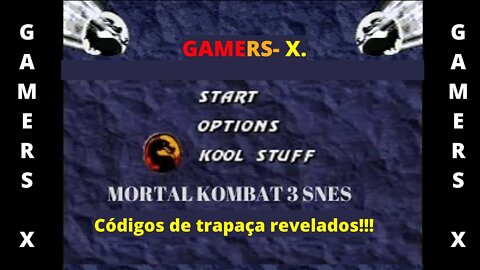 [2022] Mortal Kombat 3 - Como ativar os códigos secretos