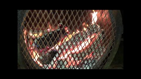 Saturday night by the fire in San Clemente