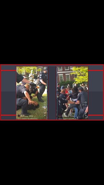 Chaos at the University of Georgia as police detain pro-Palestinian protesters.