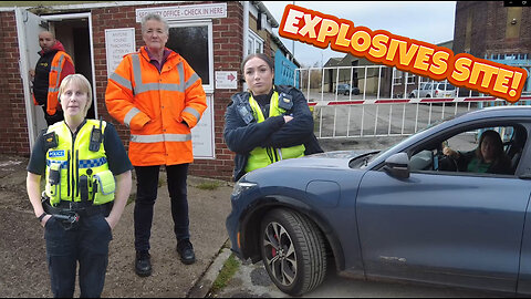 Fireworks - Police Attend "this is a licensed explosives site"