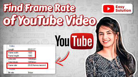 How to find the frame rate of YouTube video