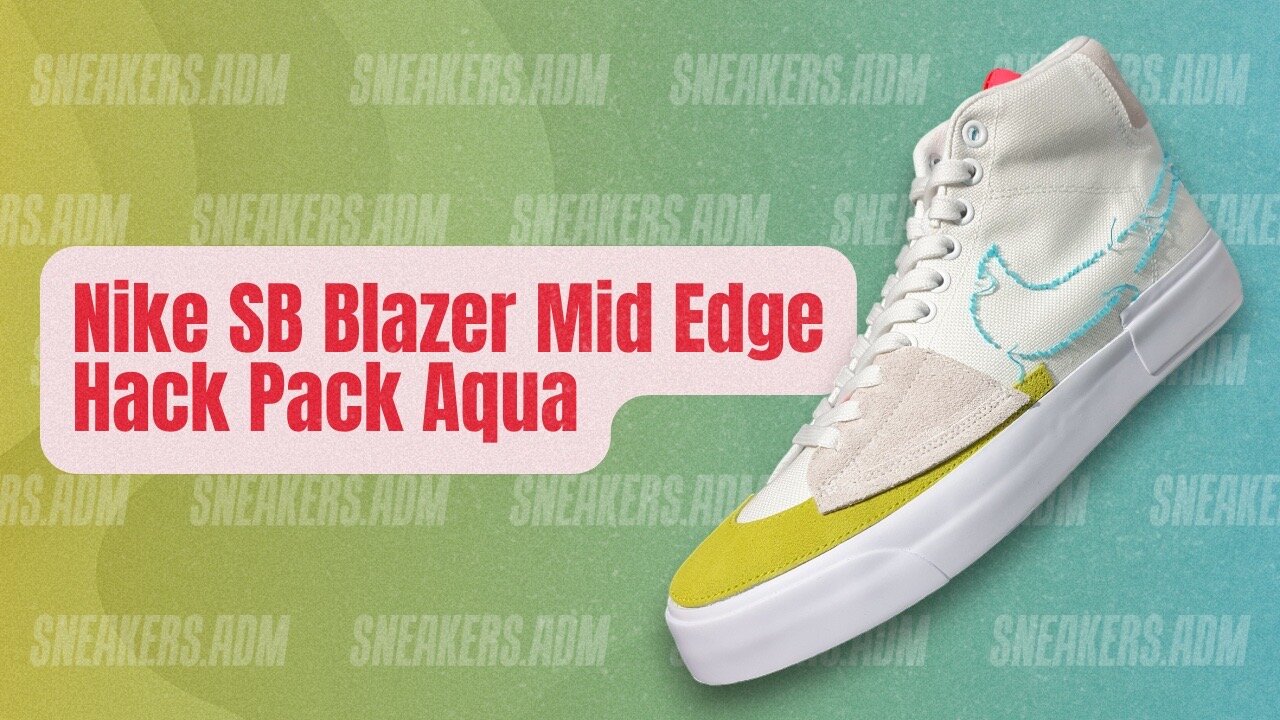 Nike SB Blazer Mid Edge Hack Pack Aqua - CI3833-101 - @SneakersADM