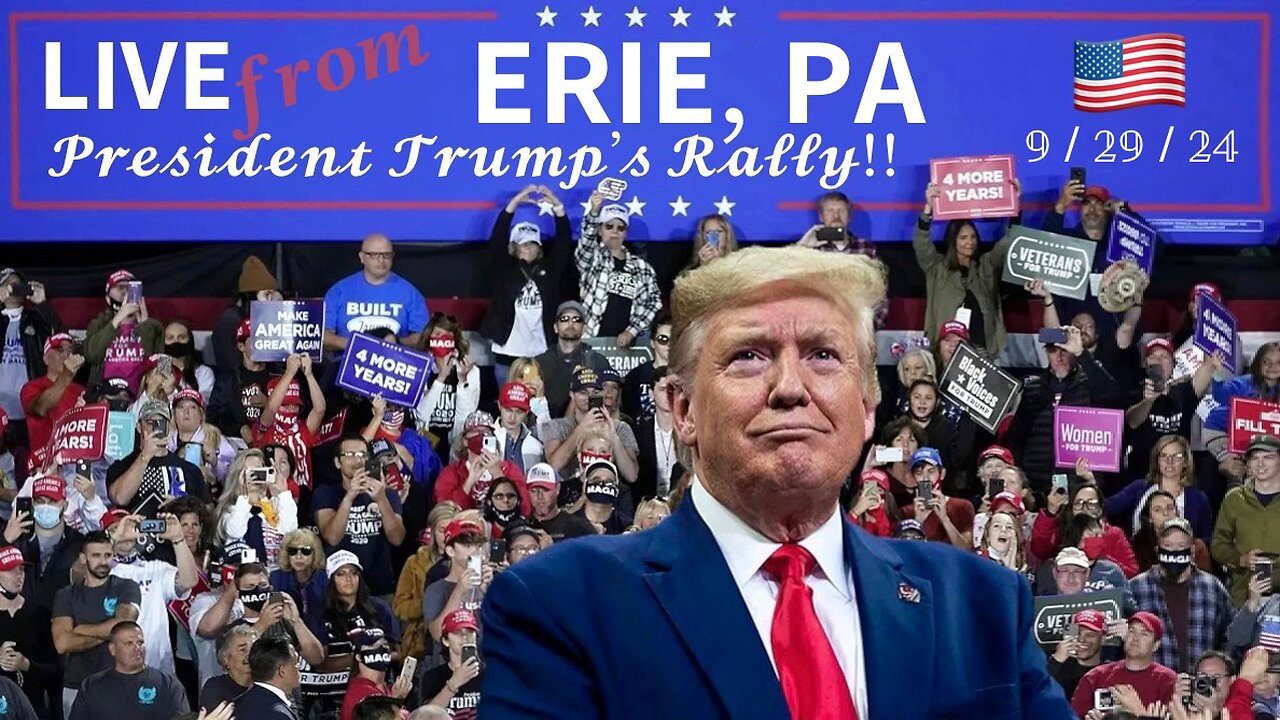 President Trump's Rally in Erie, PA (9/29/24)