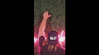 Hit audience member in face