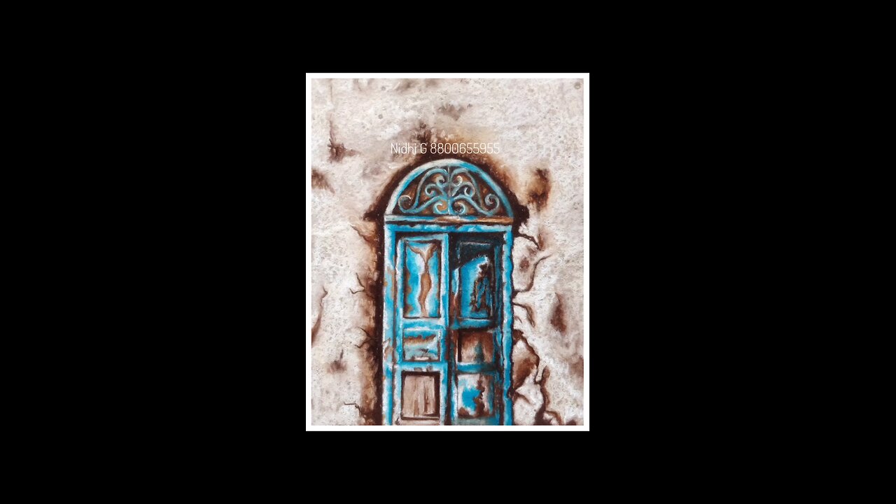 Blue Door Painting