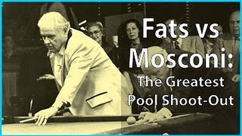 "Rudolf 'Minnesota Fats' Wanderone Jr. vs Willie Mosconi" (25Feb1978) Legendary Pool Match!