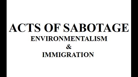 ACTS OF SABOTAGE