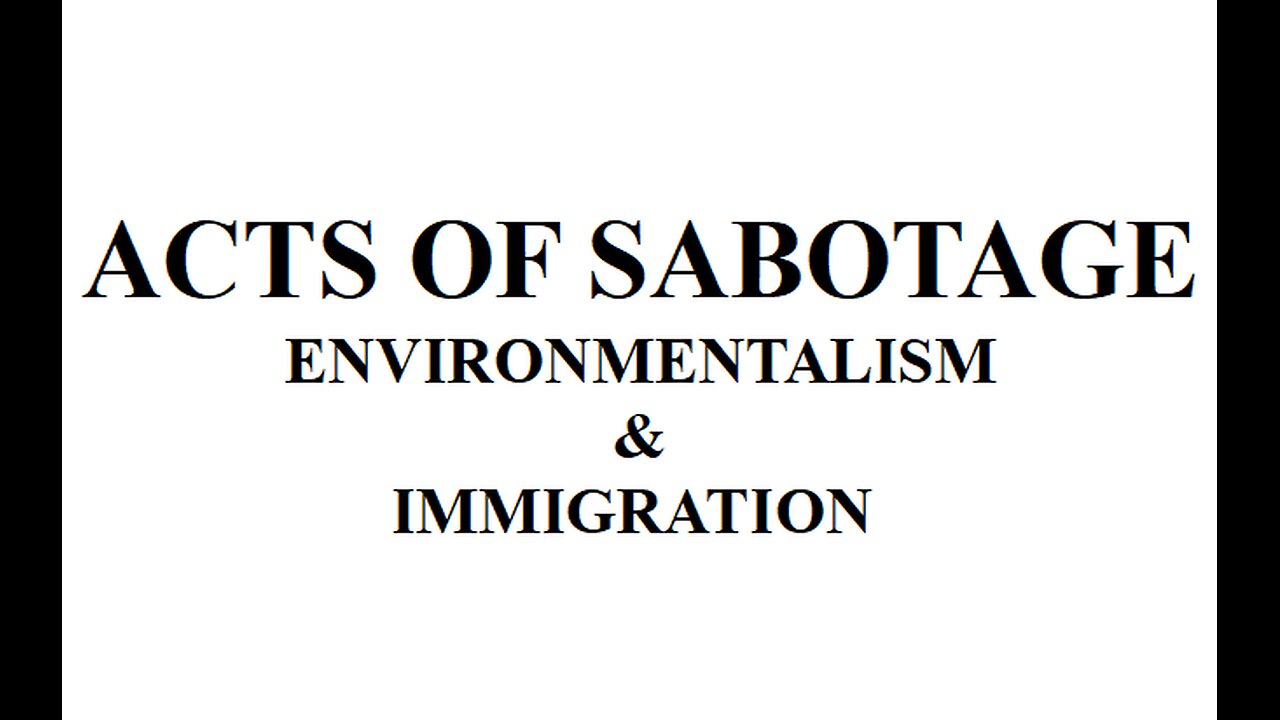 ACTS OF SABOTAGE