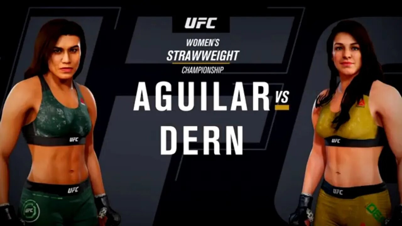 EA Sports UFC 3 Gameplay Mackenzie Dern vs Jessica Aguilar
