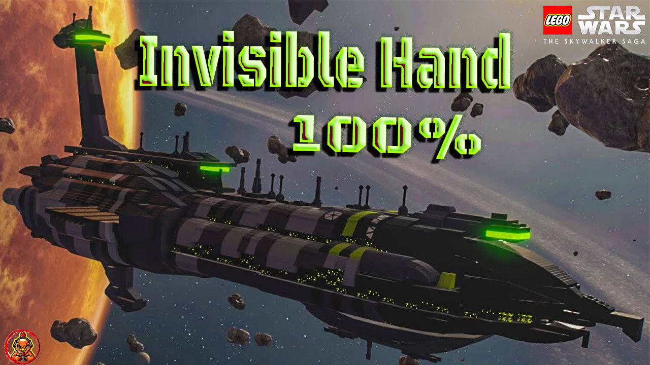 Lego Starwars The Skywalker Saga: Capital Ship The Invisible Hand 100% Kyber Bricks