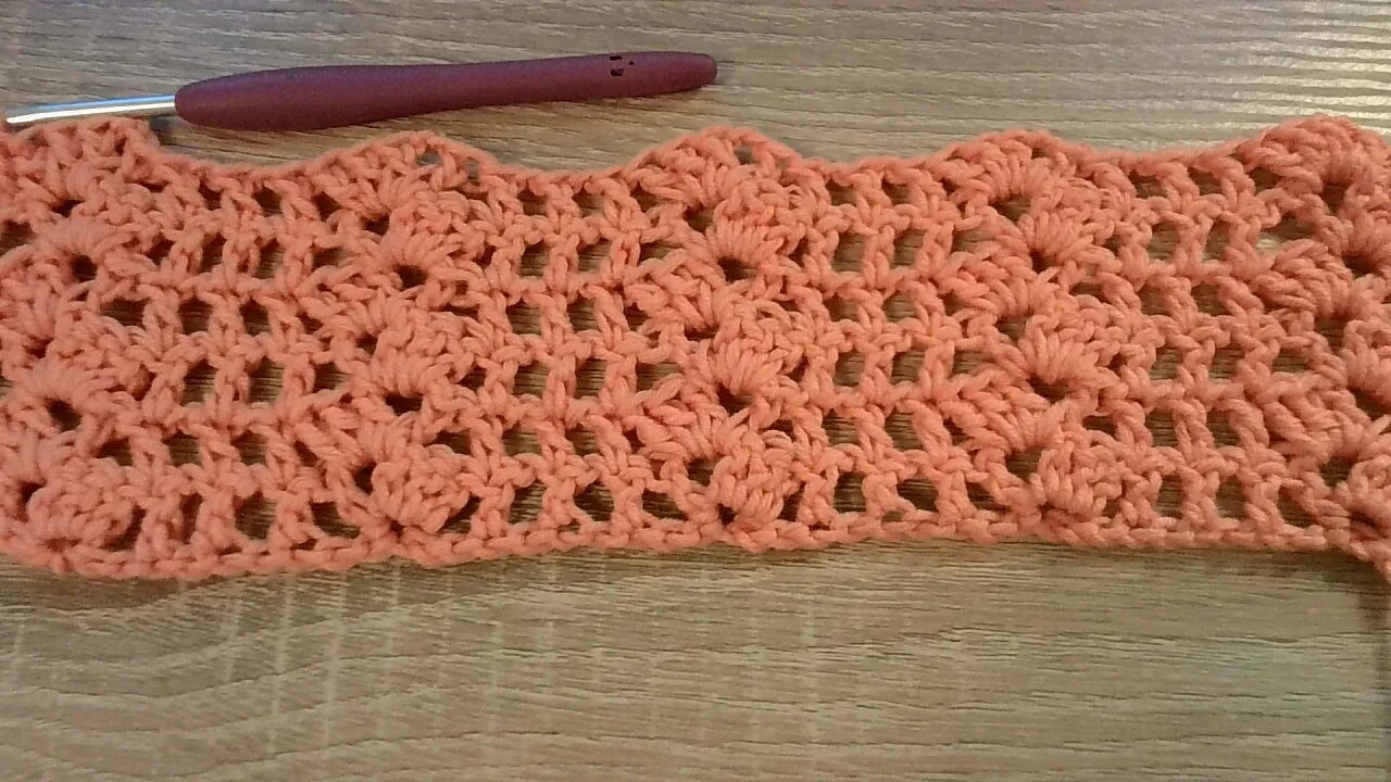 Left handed Feathers in a flock stitch.