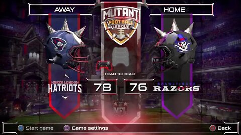 Mutant Football League: Lost Wages @ Brawltimore