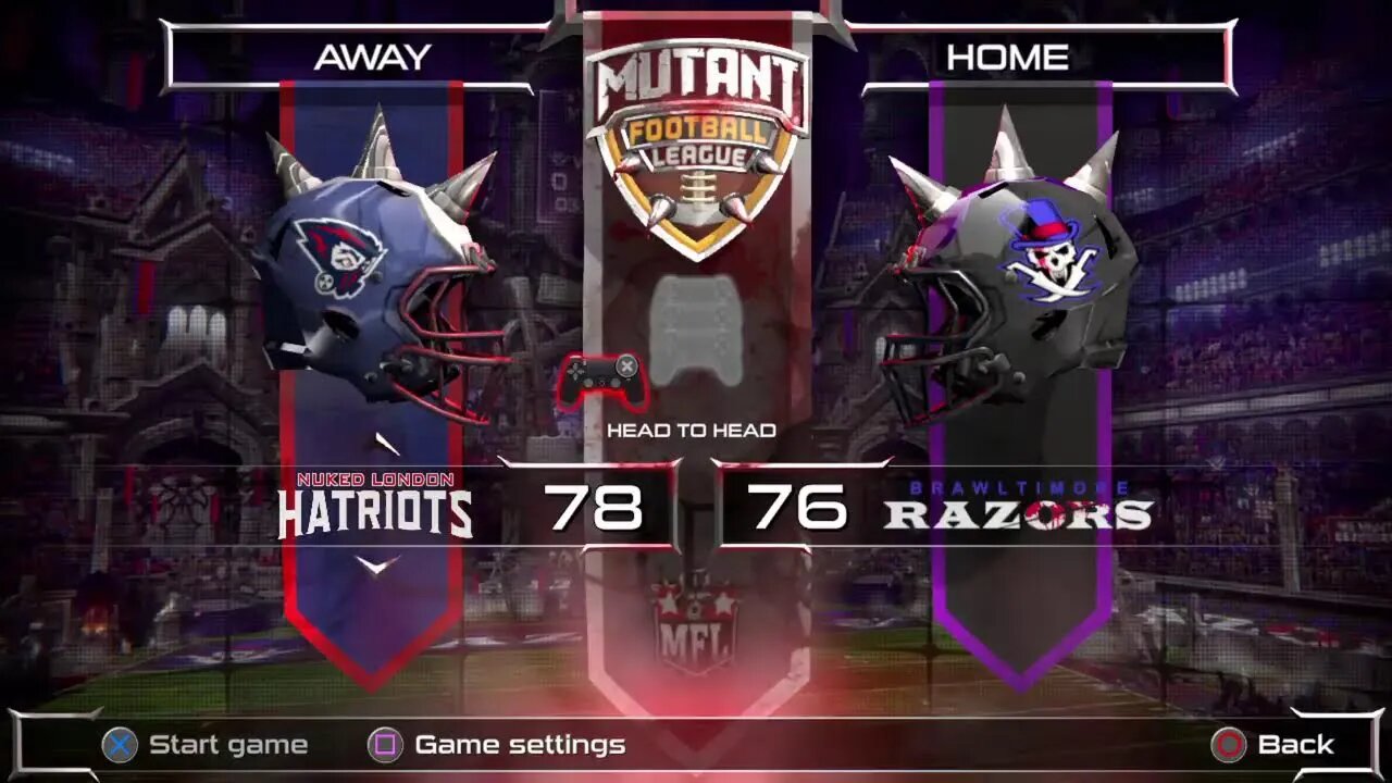 Mutant Football League: Lost Wages @ Brawltimore