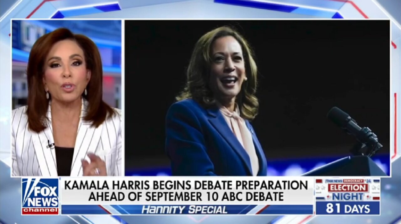 KAMALA BEGINS DEBATE PREPARATION AHEAD OF 9-10 ABC DEBATE