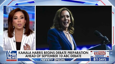 KAMALA BEGINS DEBATE PREPARATION AHEAD OF 9-10 ABC DEBATE