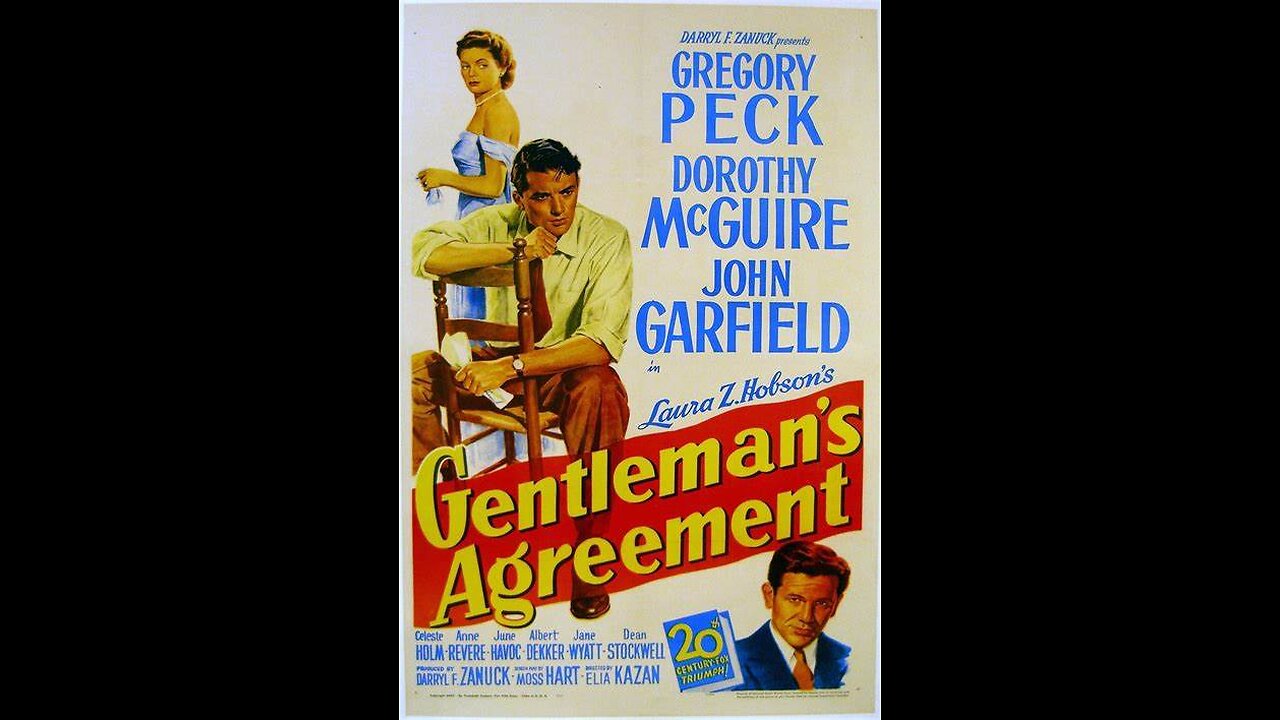 Gentleman's Agreement (1947) Starring Gregory Peck