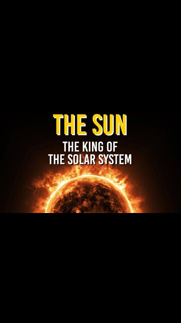 The Sun | The TRUE KING of Our Solar System #shorts