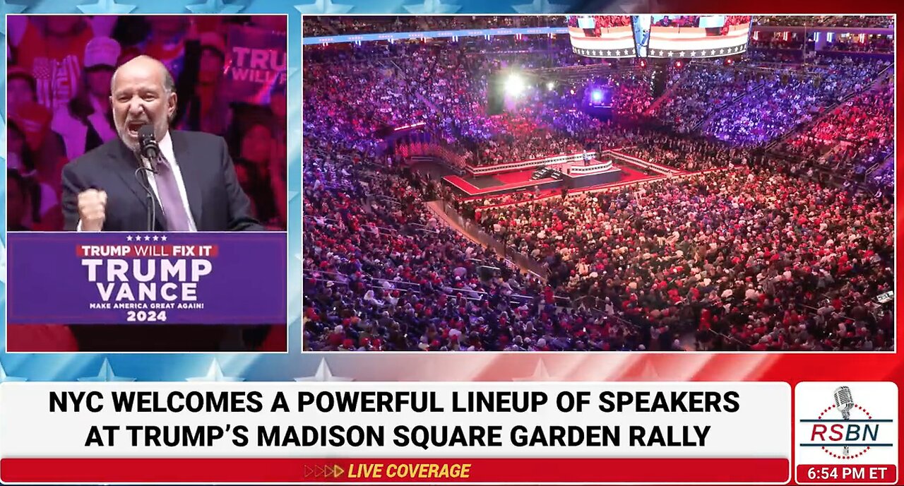 FULL SPEECH: Howard Lutnick Delivers Remarks at Madison Square Garden in NYC- 10/27/24