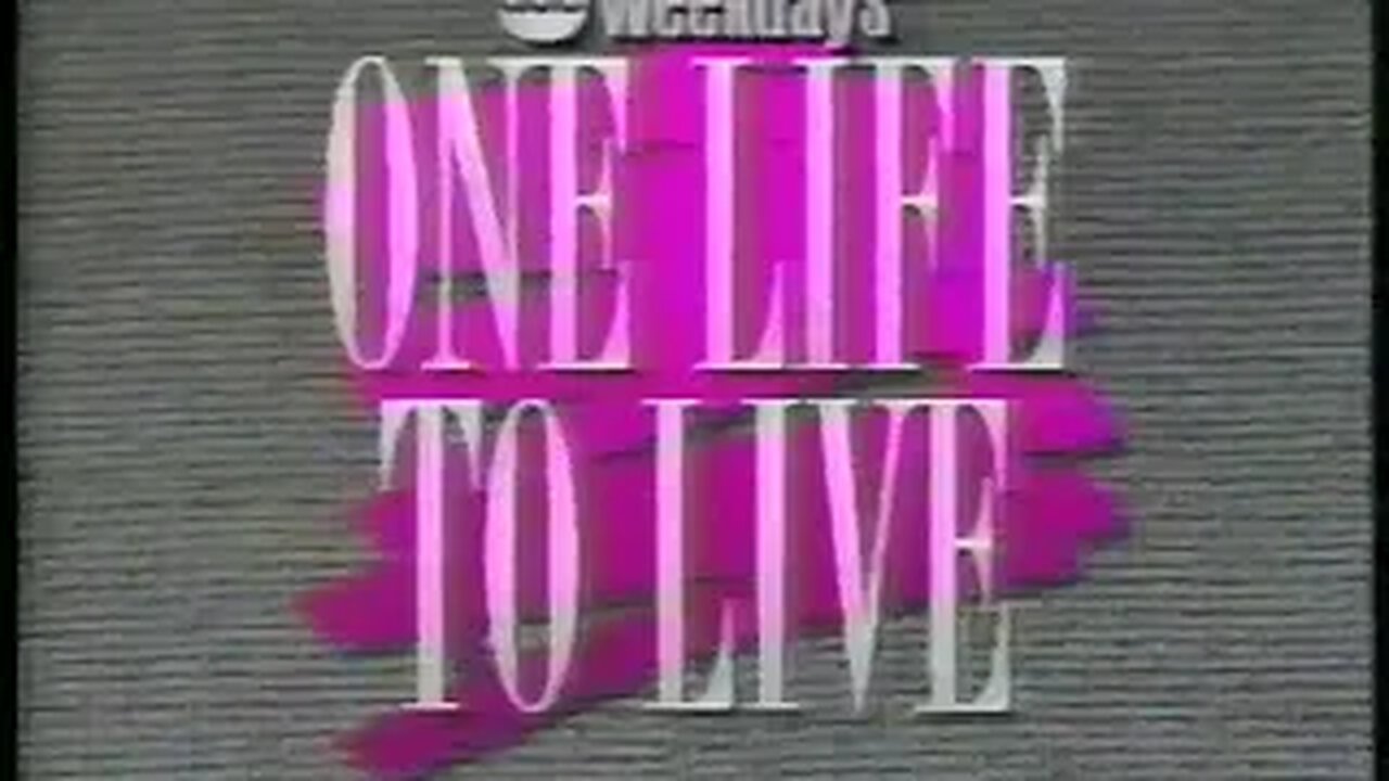 June 26, 1989 - 'One Life to Live' Promo