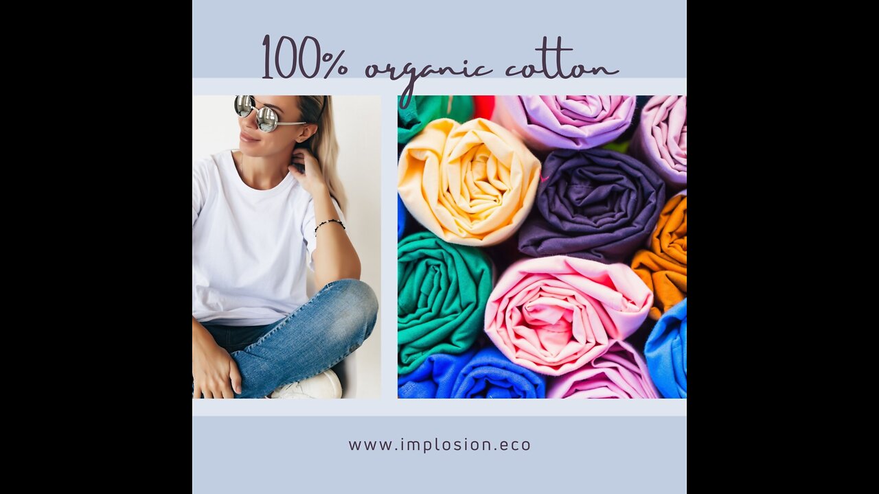 www.IMPLOSION.eco | 100% ORGANIC COTTON | Sustainable - Ethical- Organic- Eco- Fair trade t-shirt