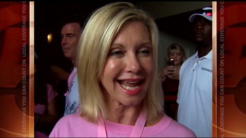 From the archives: Olivia Newton-John speaks to WPTV in 2010 during Race for the Cure