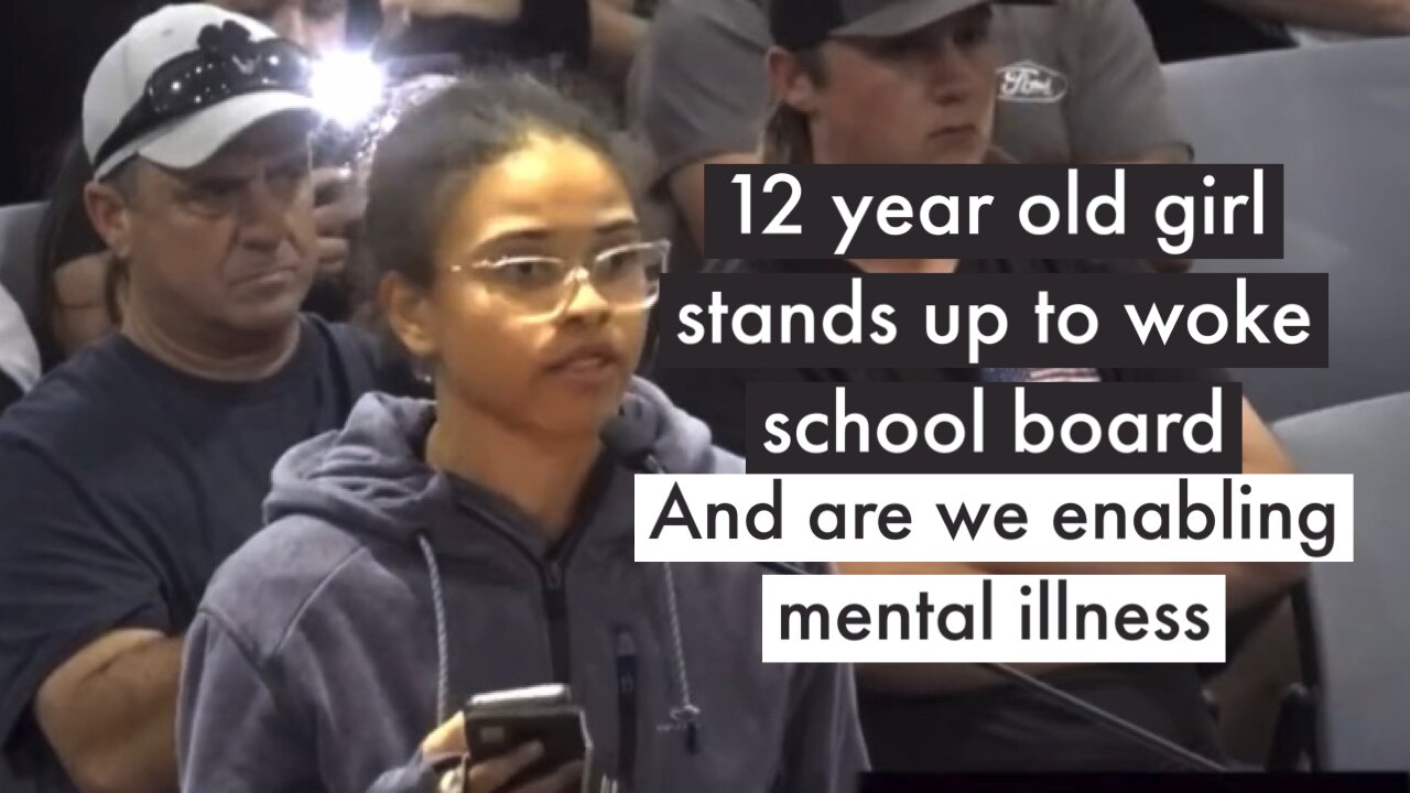 12 year old girl stands up to the woke mob