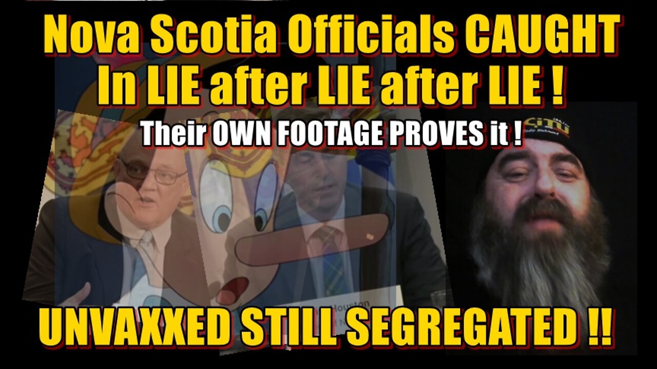 Nova Scotia Officials CAUGHT in OUTRIGHT LIES ! UNVAXXED still SEGREGATED! #WakeUpNovaScotia