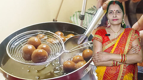 Aata Gulab Jamun Special In Jammu Style 'गुलाब जामुन' | #gulabjamun #chefgupta #recipe