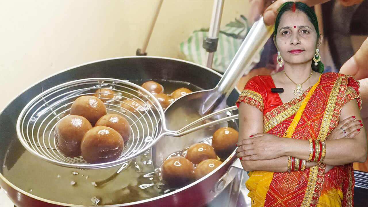 Aata Gulab Jamun Special In Jammu Style 'गुलाब जामुन' | #gulabjamun #chefgupta #recipe