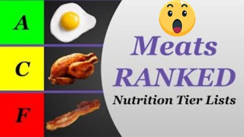 The Most Popular Meats Ranked Nutrition Tier Lists