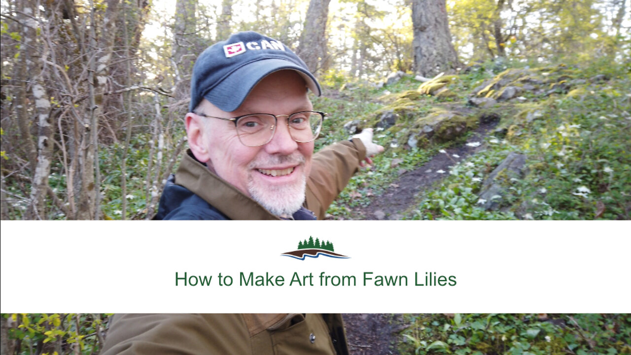 How To Make Art From Fawn Lilies